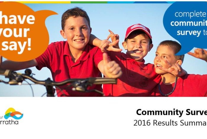 2016 Community Survey results summary
