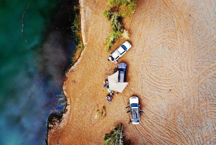 Boating, camping and fishing