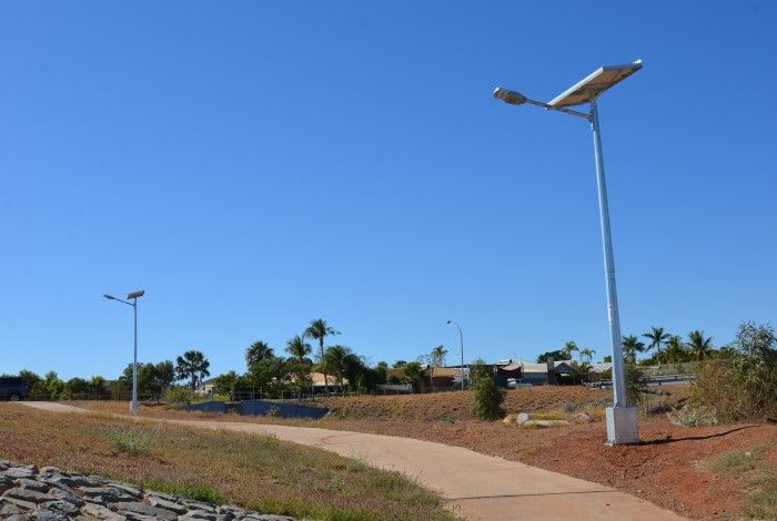 Footpath lighting image