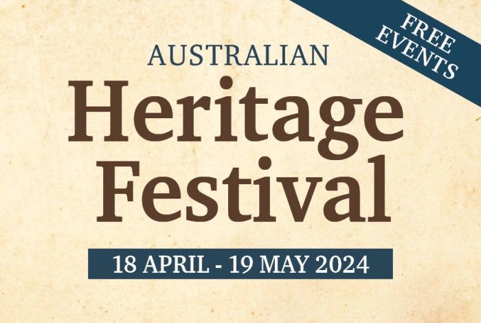 Text 'Australian Heritage Festival'
