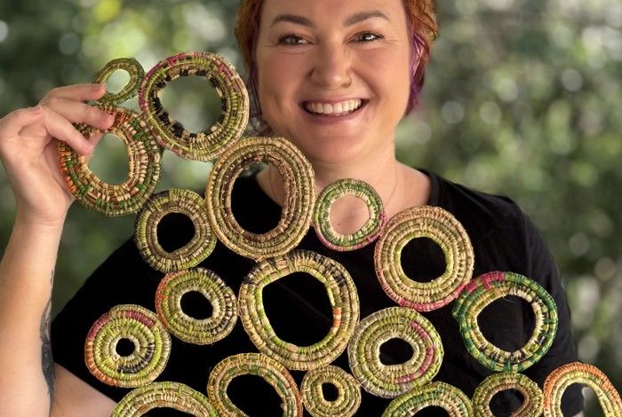 Leading fibre artist Monique Ross 
