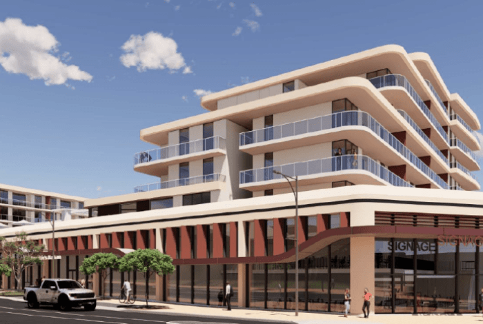 AI image of apartment building