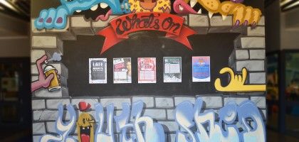 Youth Shed What's on wall image